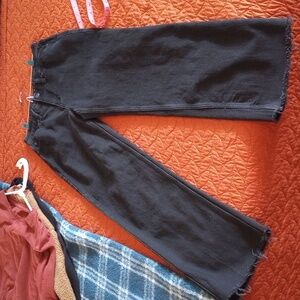 Banana Republic ultra high rise black denim jeans, size 2